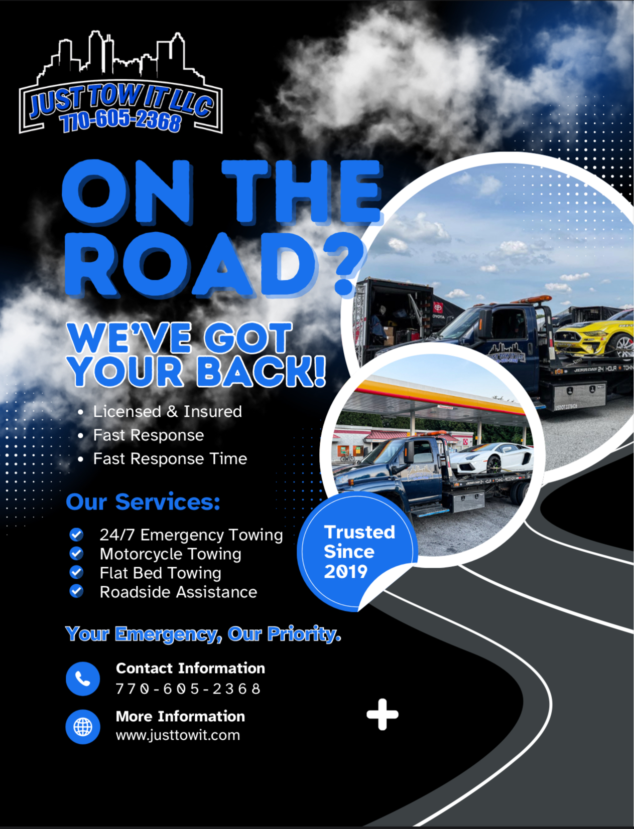 Just Tow It LLC Flyer
